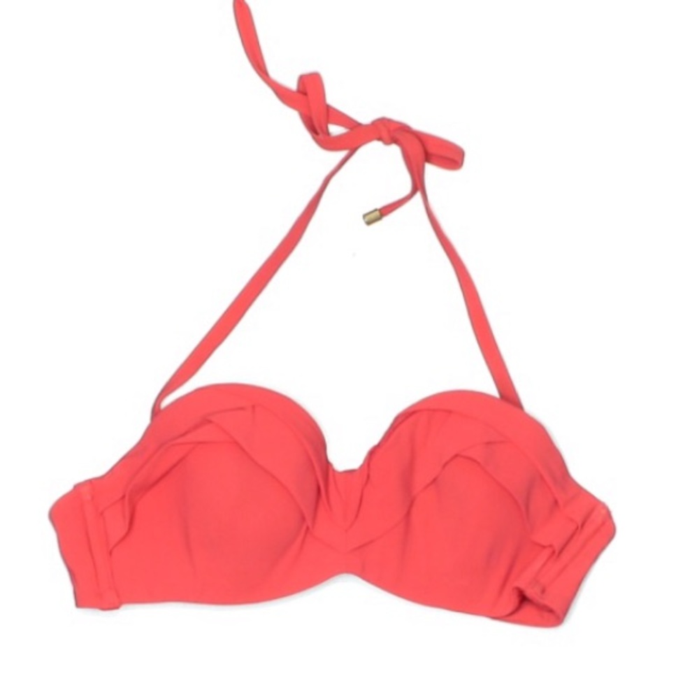 Natori xs Rare Bikini Top Coral Pink Underwire Padded